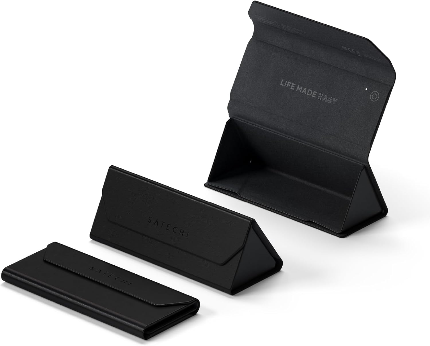 Satechi FindAll Smart Glasses Case with Find My, Foldable & Portable, Wireless Rechargeable, Loud Audible Left-Behind Alerts