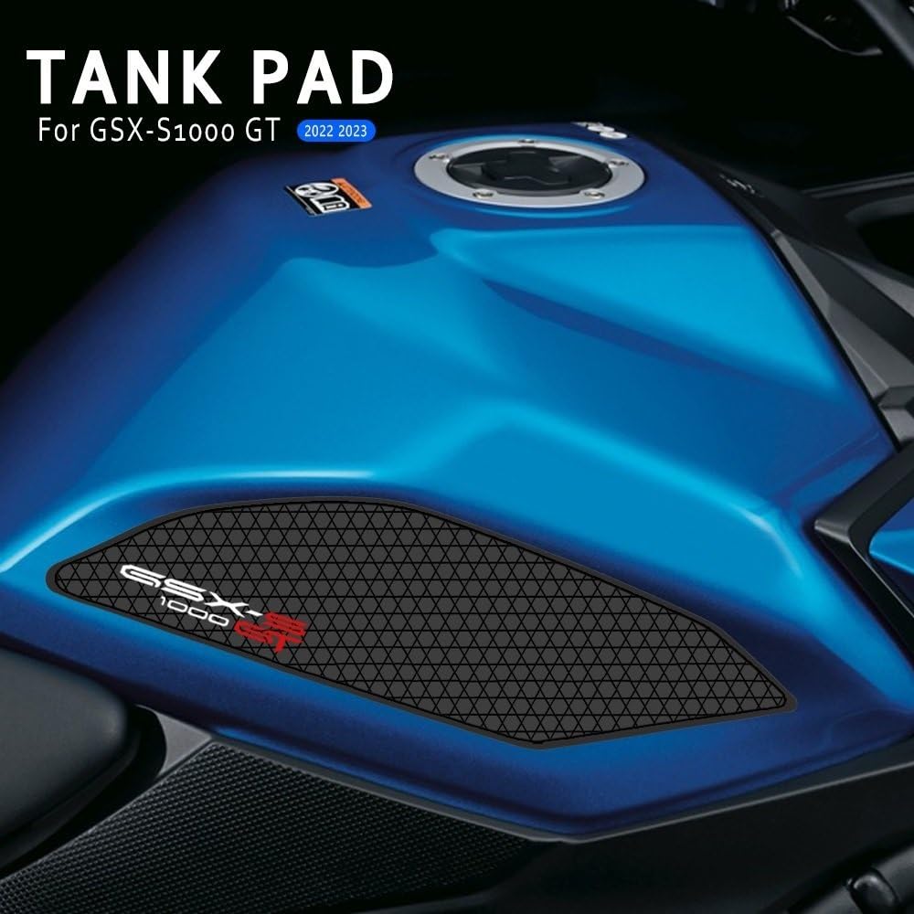 Protège Réservoir Pour Suzuki GSX-S1000GT GSX-S 1000 GT 2022 Accessoires Moto Autocollants Réservoir Carburant Latéraux Antidérapants Autocollant En Caoutchouc