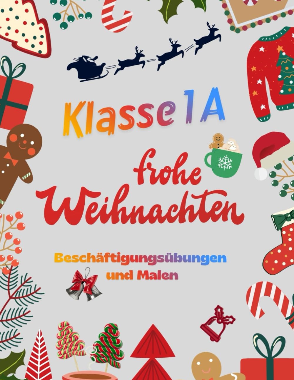 Frohe Weihnachten Beschäftigungsbuch