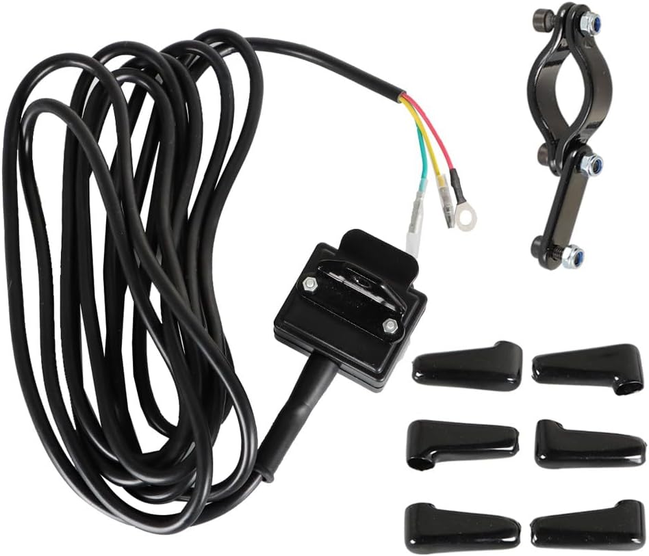 For ATV 12V Handle Bar Control Switch & Mounting Bracket Winch Rocker Thumb Switch Genuine OEM Replacement