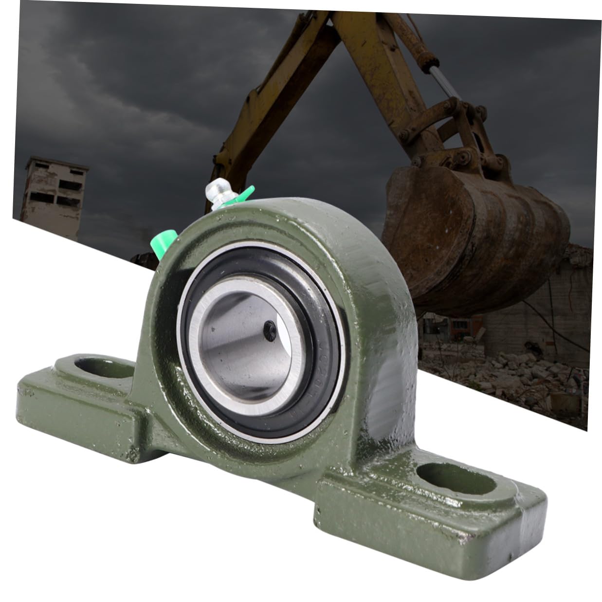 4pcs Cast Iron Pillow Block Bearings Ucp205-16 25.4mm Bore Self-aligning Vertical Outer Spherical Bearings Low Noise for Industrial Shaft Support