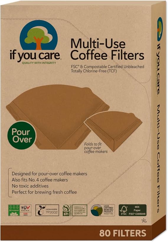 If You Care MultiUse Coffee Filters, Great for Pour Over