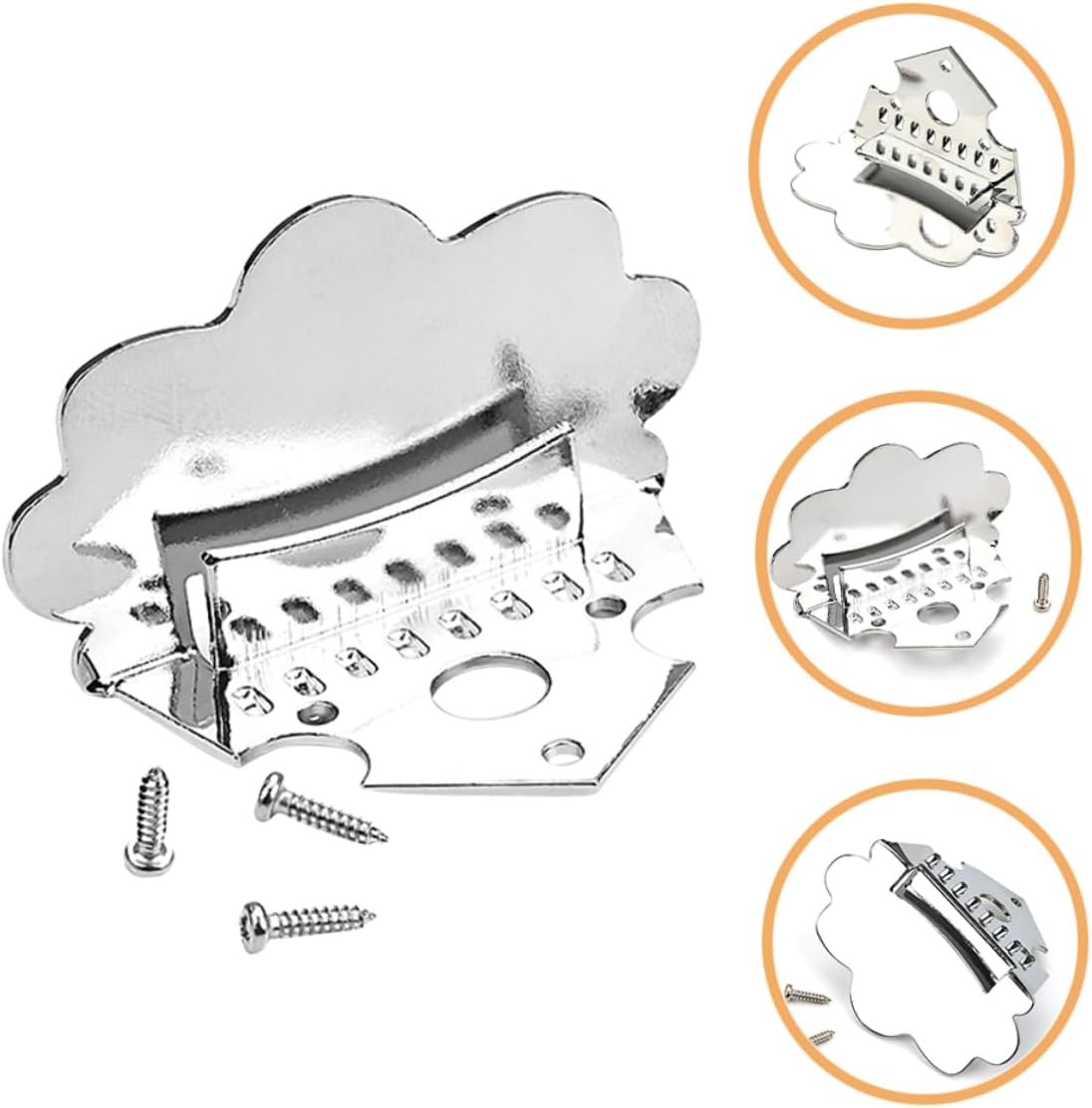 Abaodam 5sets Mandolin Tailpiece Screws Replacement for Mandolin String Tailpiece Accessory