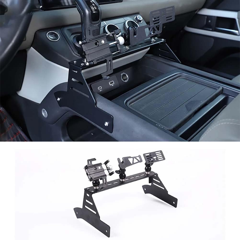 MYMOMS Car Central Control Uchwyt na telefon komórkowy ze stopu aluminium Akcesoria do Land Rover Defender 90 110 2020-2024
