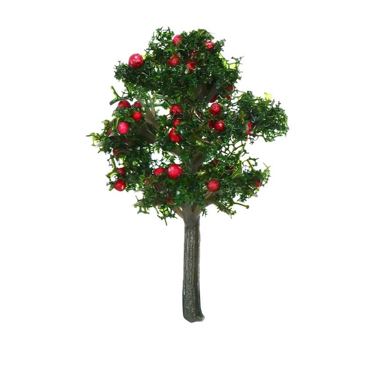 DUNSBY Model Trees 20Pcs 4CM Artificial Scenery Trees Miniature Flower Railroad Plastic Model Building Landscape Accessories(Color-11)