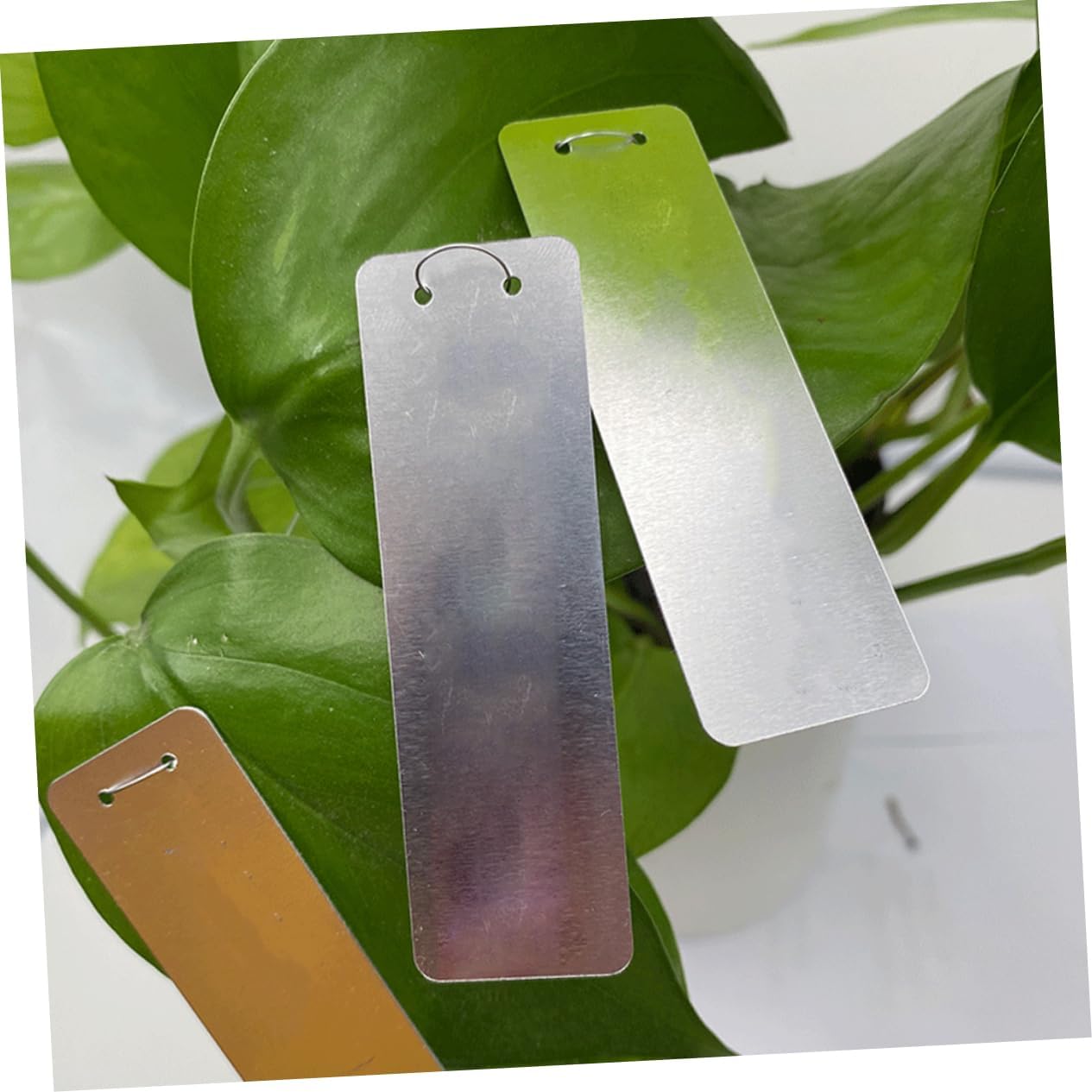 Yardwe 150pcs Aluminum Plant Labels Garden Markers for Outdoor Use Lightweight Tags for Plant Identification Sturdy Metal Signs for Nurseries and Flower Shops