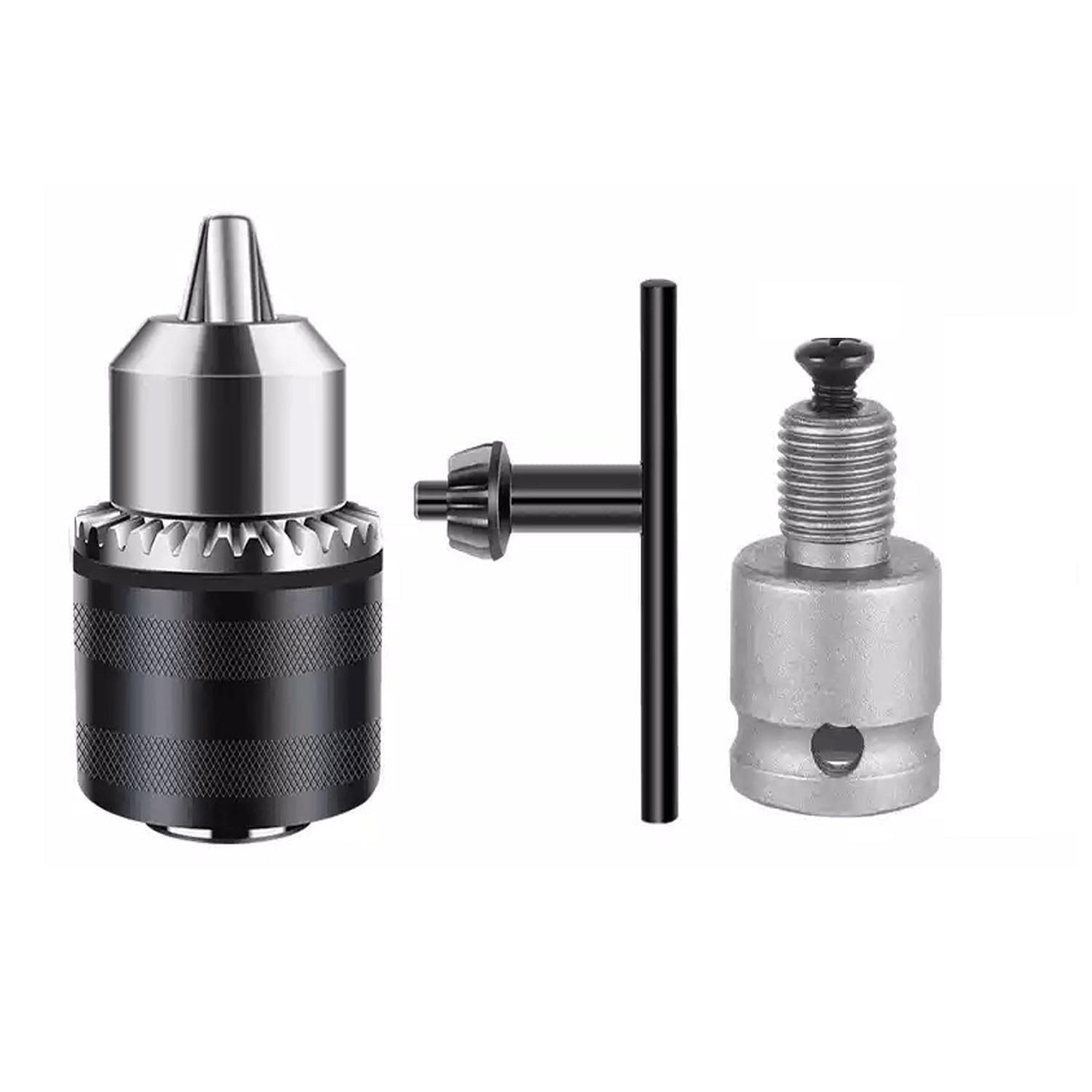 Drill Chuck Adapter, 1.5-13mm 1/2-20UNF Drill Chuck with SDS Plus Shank Adaptor - Heavy Duty Professional Tool