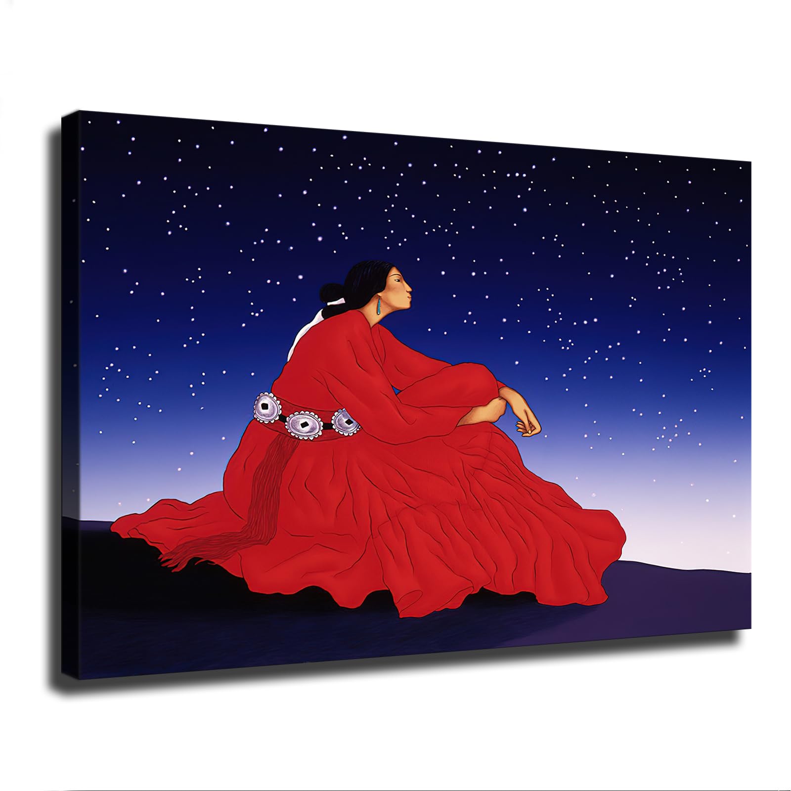 Amazon.com: RC Gorman Navajo Velvet Canvas Poster Holiday Gift HD