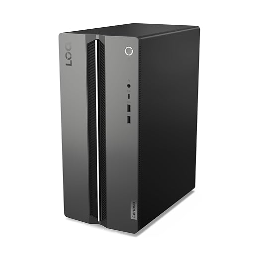 Lenovo LOQ Gaming Desktop-PC | Intel Core i5-14400F | 16GB RAM | 1TB SSD | NVIDIA GeForce RTX 4060 | Windows 11 Home | QWERTZ | schwarz | 3 Monate Premium Care