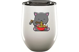 Cat en Japanese Anime Cute Cats Wine Tumbler