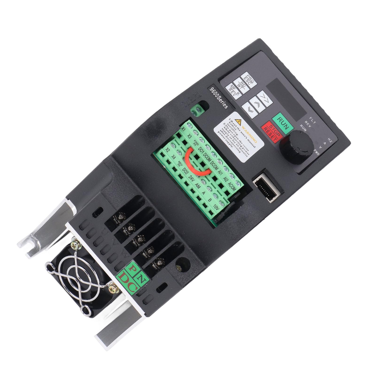 Inversor Solar Monofásico 2,2 kW para Bomba Fotovoltaica – Variador de Frecuencia con Control de Velocidad, Carcasa de Aluminio y PC Ignífugo, Salida 0-220 V AC