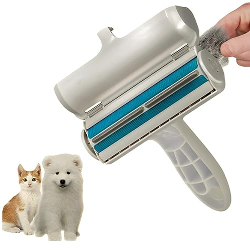Removedor de pelo para mascotas limpiador de pelo para gatos y perros, multiusos, sirve para alfombras, asientos de automóvil, sofás, camas y