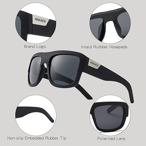 Miniatura 3 de Gafas de sol polarizadas cuadradas para hombres y mujeres, gafas de sol deportivas de conducción clásica, gafas de sol para hombre, 100% protección