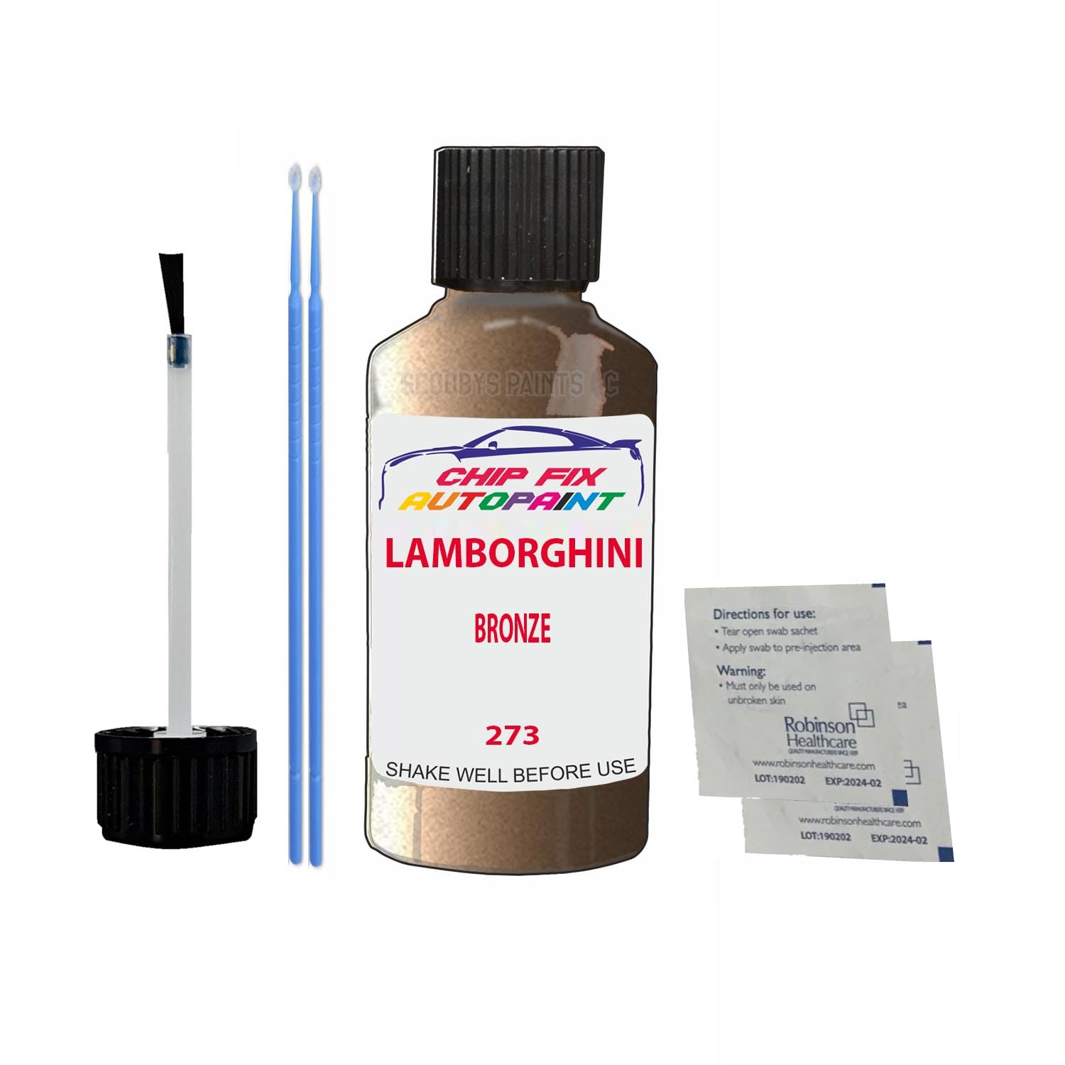 Scoobys Paints Back In The Mix Bronze Touch Up Paint For Lamborghini 273 Metallic