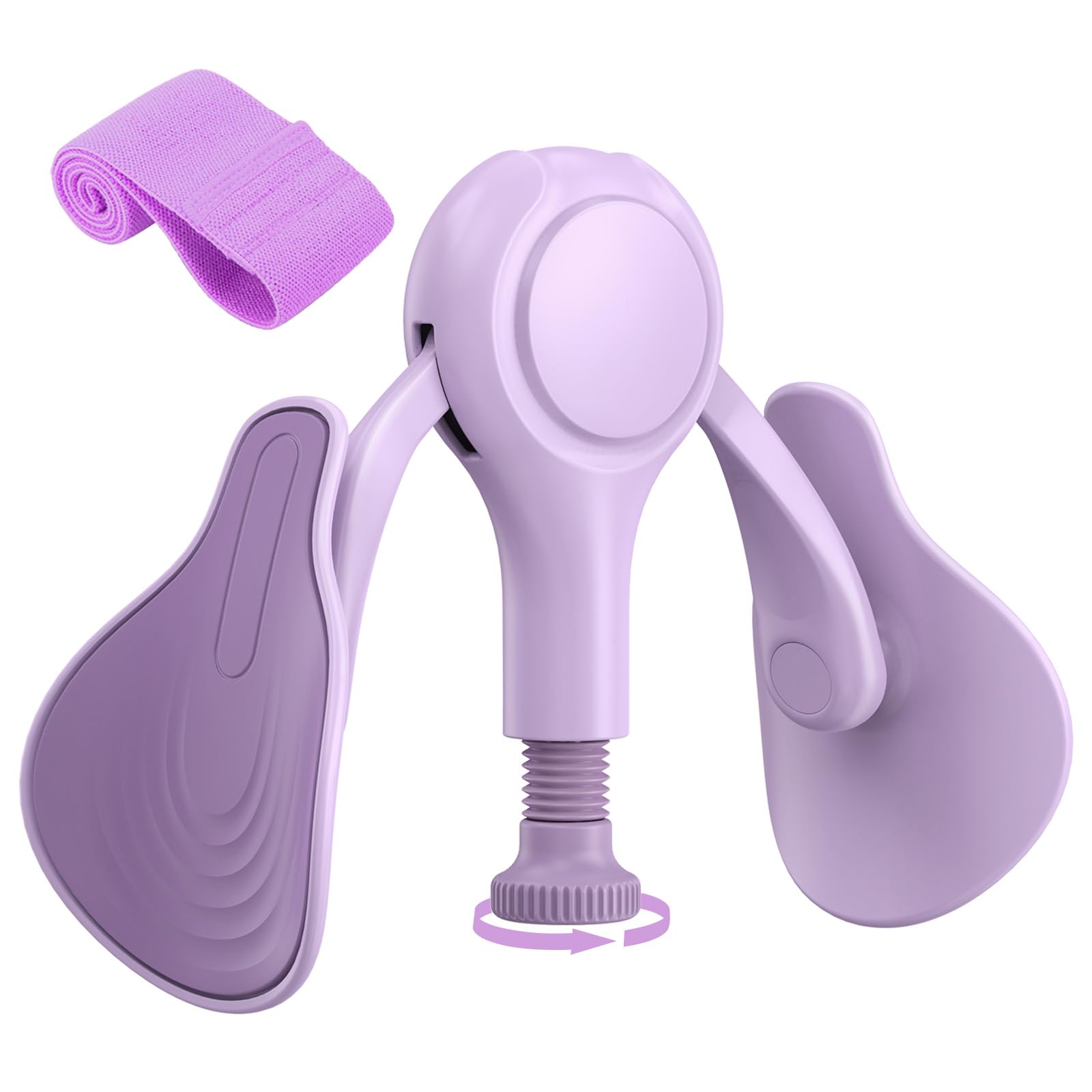 Ejercitador de Muslos y Suelo Pélvico para Mujeres Máquina de Ejercicio Interno de Piernas con Banda de Resistencia Kegel Trainer Tonificador de Glúteos y Musculatura Abdominal para Casa