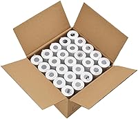 Vista 13 de LabelMore Papel térmico de recibo de 2-1/4 pulgadas x 85 pies, rollos de papel para tarjetas de crédito térmicos, rollo de caja registradora, papel