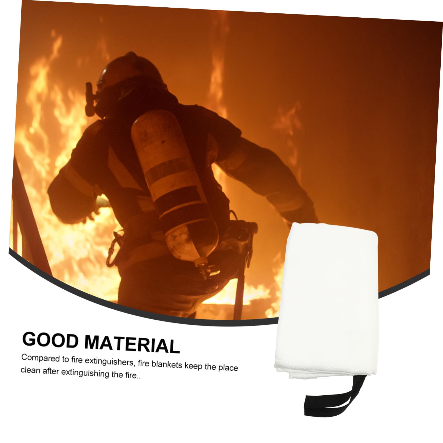 Ignífuga para Emergencia Protección contra Incendios Cocina Soldadura y Aislamiento Térmico Ligera y Portátil para y Oficina
