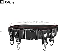 Vista 5 de Booms Fishing FB2 - Cinturón de pesca Wade para pesca, cinturón ajustable de nailon de 45 pulgadas de longitud máxima, cinturones Wade para lanzar