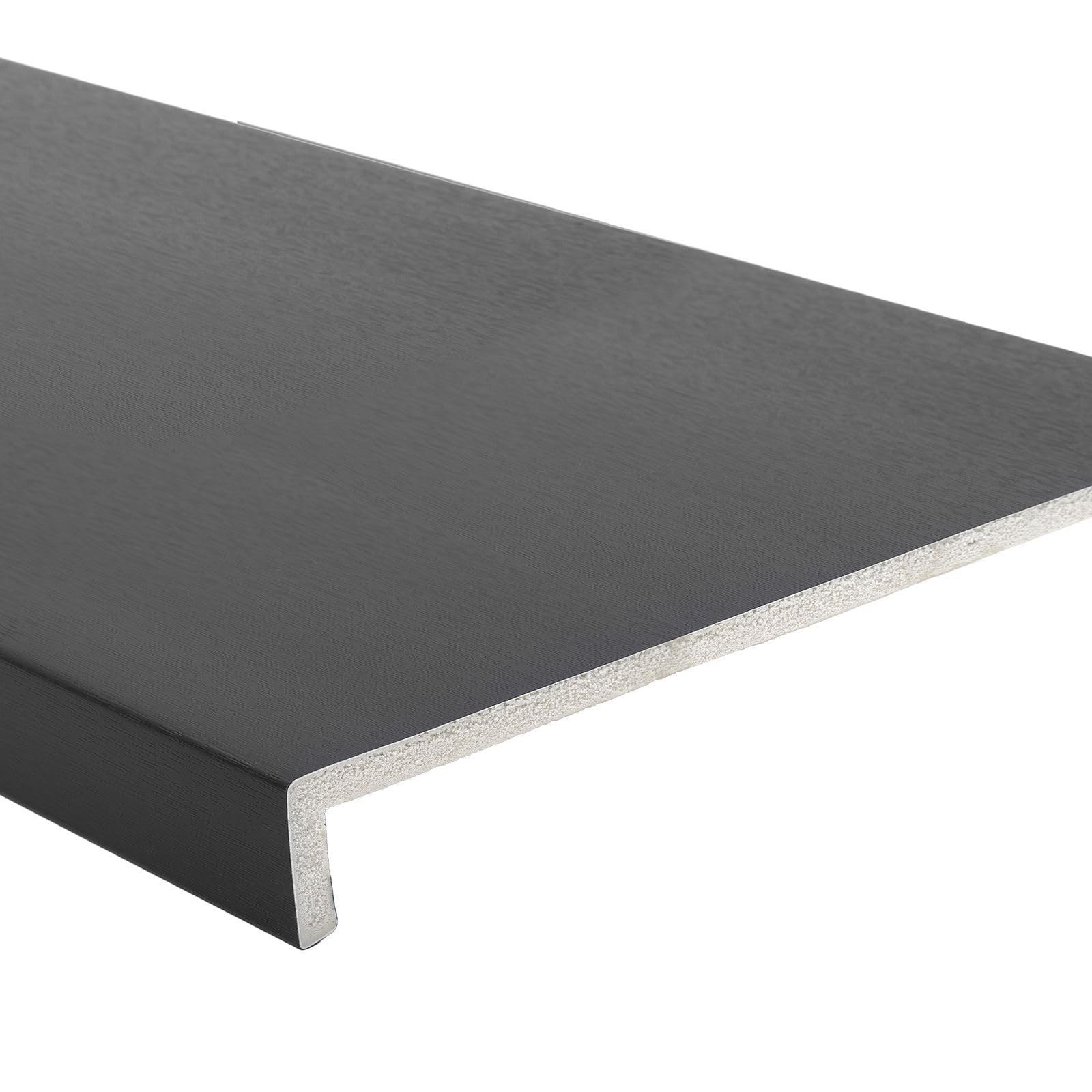 Truly Pvc Limited Black Ash Window Board Capping Cover (1.25M) - 300Mm