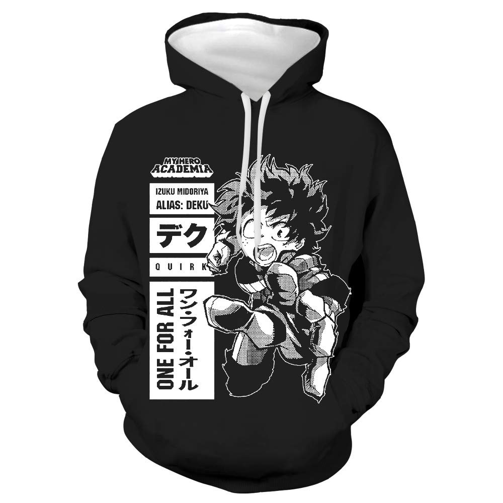 Anime Hoodie My Hero Academia Deku izuku midoriya bakugou Cosplay Costume Sweatshirt Kids