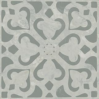 Armstrong Flooring Tuscan Villa Gray 2.6-mil x 12-in W x 12-in L Water Resistant Peel and Stick Vinyl Tile Flooring (30-sq ft/Carton)