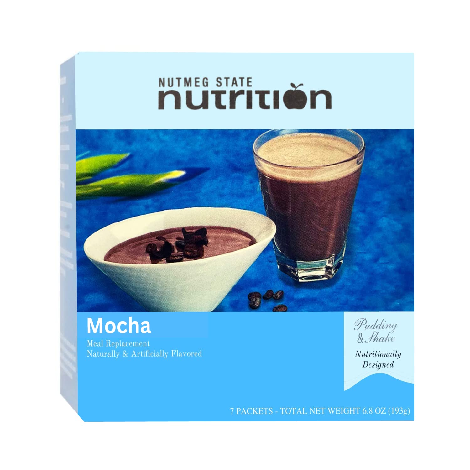 Nutmeg State Nutrition Pudding or Shake, Low Calories