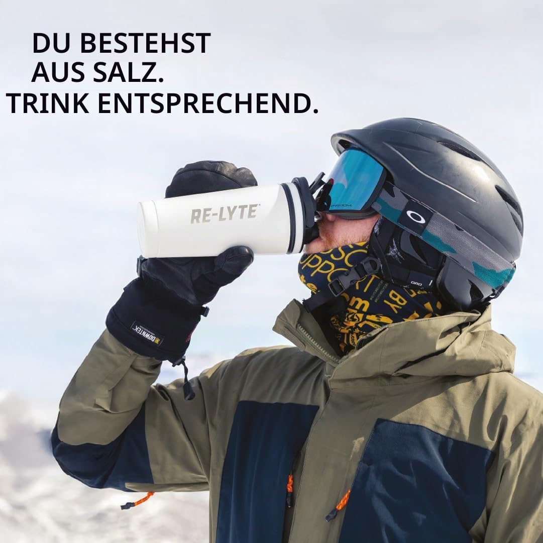 REDMOND Re-Lyte HYDRATION Drink Mix UNFLAVORED LARGE, 375g Dose - Elektrolytepulver, zuckerfrei, mit echtem Redmond Real Salt und über 60 wichtigen Mineralstoffen & Spurenelementen