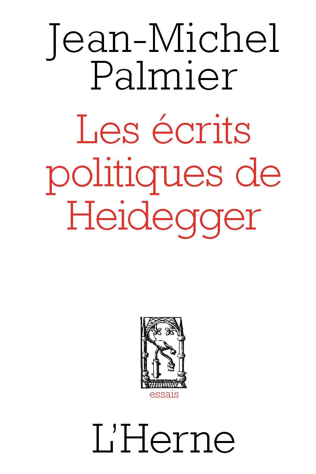 Ecrits politiques d'heidegger (Les)
