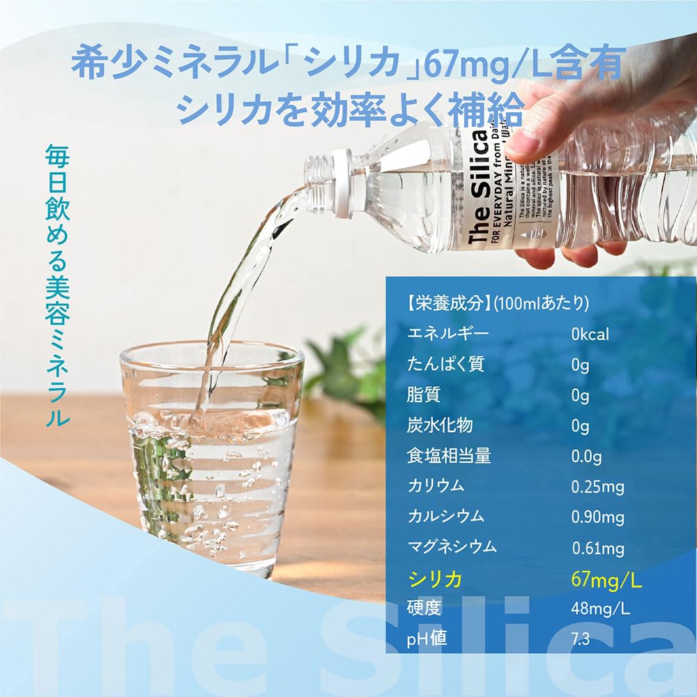天然水 The Silica 500ml 24本 シリカ 軟水 国産