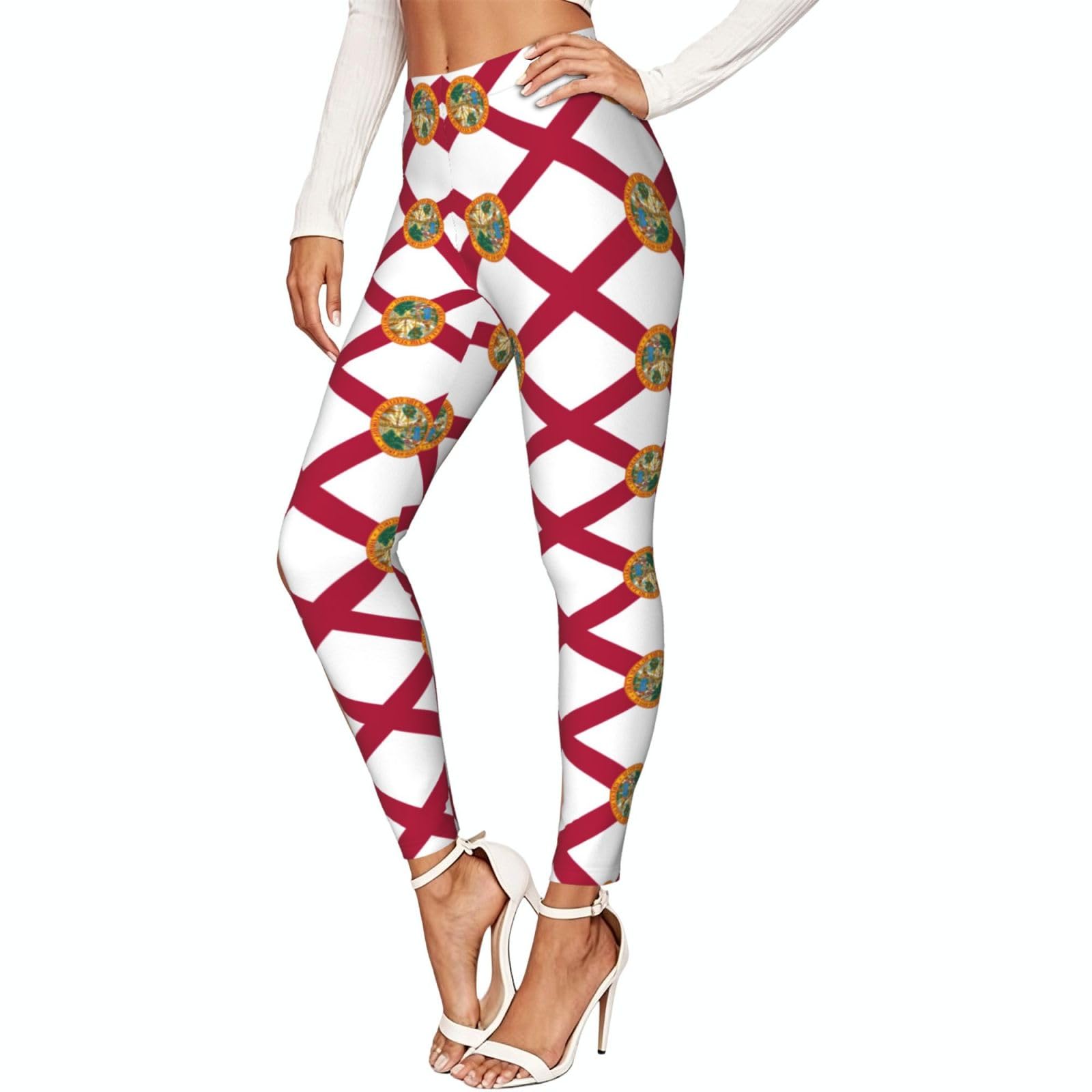 Leggings de la bandera de Florida para mujer: dile adiós a los pantalones rígidos en el gimnasio 7