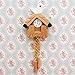 Odoria 1/12 Miniatura Cuco Reloj Decorativo para Casa de Muñecas