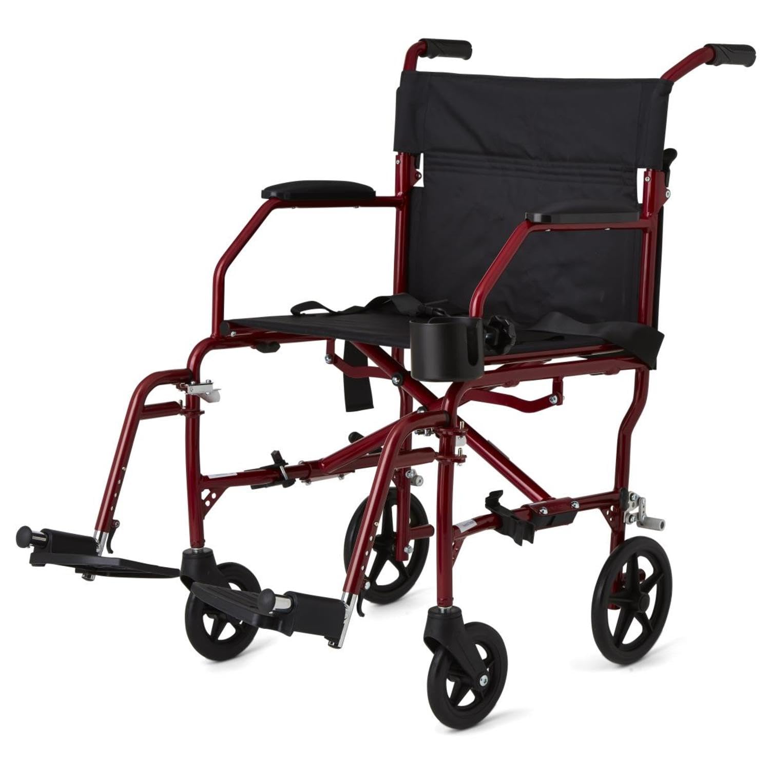 Lightweight Transport Wheelchair - Foldable & Portable -10