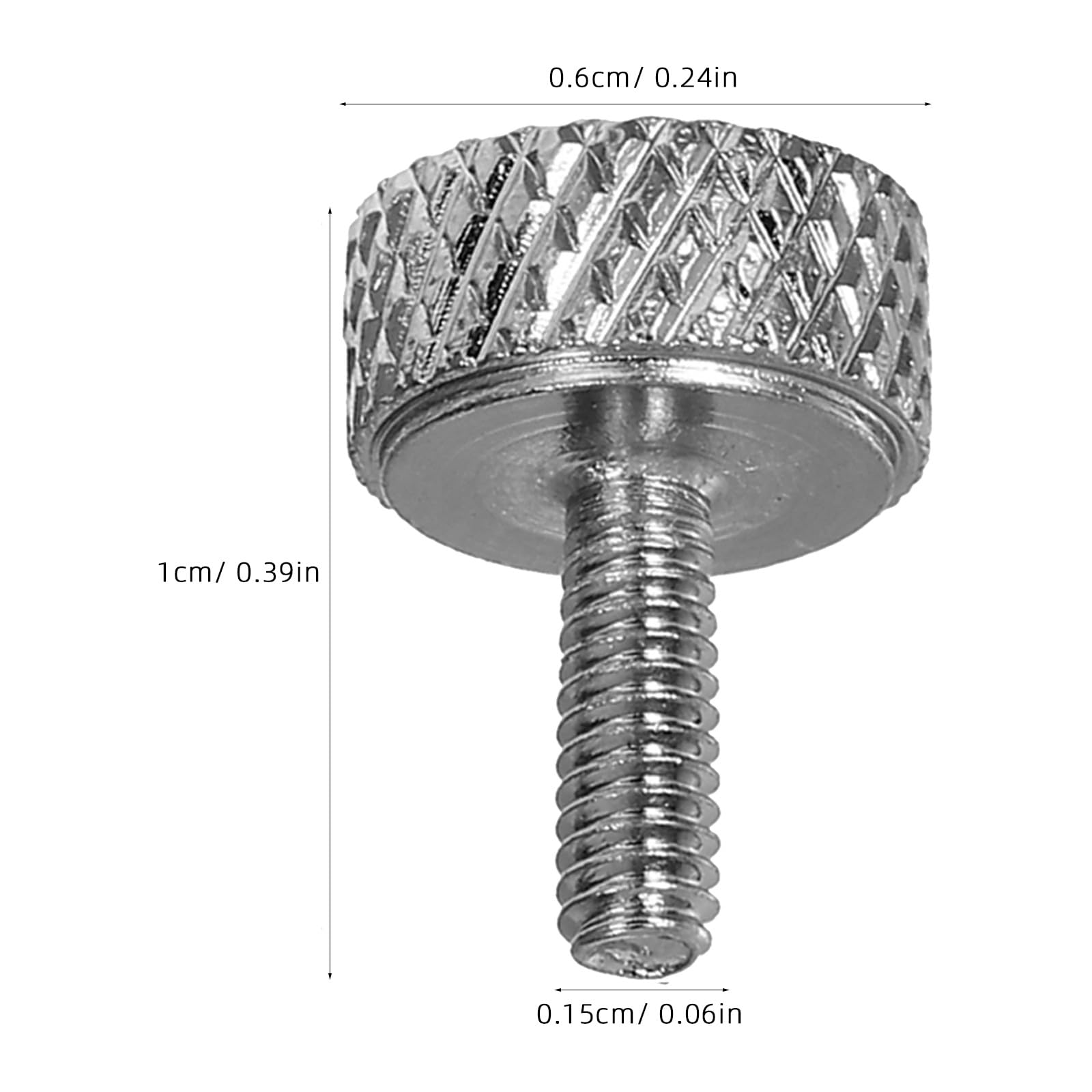 10 Stück Messschieber-Feststellschrauben, M1,6 x 5 mm Ersatzteile für Messwerkzeuge, Befestigungsschrauben für Messschieber zur Positionierung und Messung
