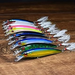 Valkyrie 10 Adet 9cm 7.2gr Tüylü Minnow Rapala Sun