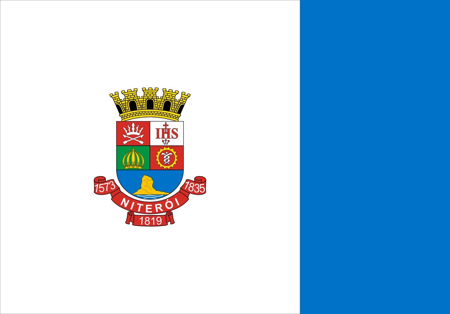 Drapeau XL Niterói pour afficher vos racines brésiliennes avec fierté