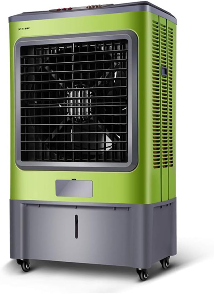 Gmjay Refrigerador de Aire 3 Velocidades de Ventilador con Función de Oscilación El Tanque de Agua de 70 litros Adecuado para El Hogar/Oficina/Taller