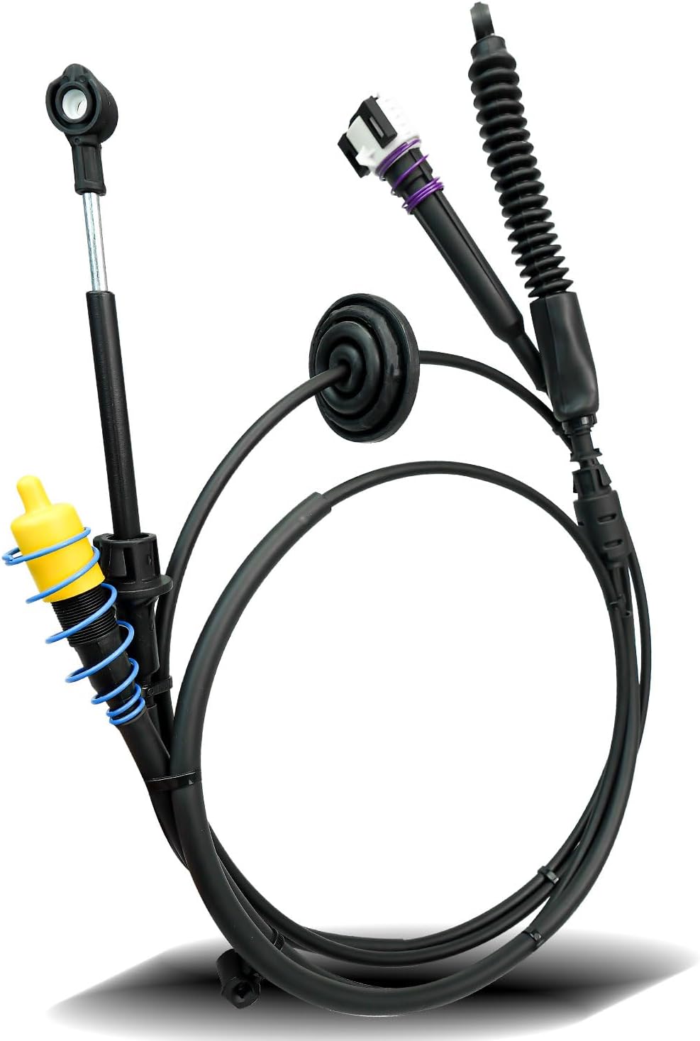 12477640 Automatic Transmission Gear Shifter Cable Fit for Chevy Silverado 1500 2500 3500 Classic GMC Sierra 1500 2500 3500 Classic 1999-2007, Gearshift Control Cable No Fixed Clip