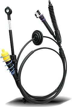 12477640 Automatic Transmission Gear Shifter Cable Fit for Chevy Silverado 1500 2500 3500 Classic GMC Sierra 1500 2500 3500 Classic 1999-2007, Gearshift Control Cable No Fixed Clip