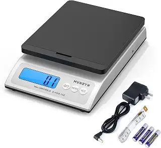 Postal Scale with Hold and Tear Function Gram/Ounce/Pound Mail Postage Scale for Shipping Packages Mailing Small Business, Etsy, Ebay, Shopify