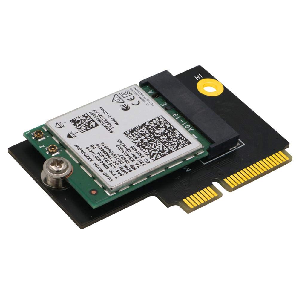 CALISTOUK M.2 NGFF key E to Half-size Mini PCI-E Adapter for WiFi6 AX200, 9260, 8265,8260,7265 Card and Y510P Model