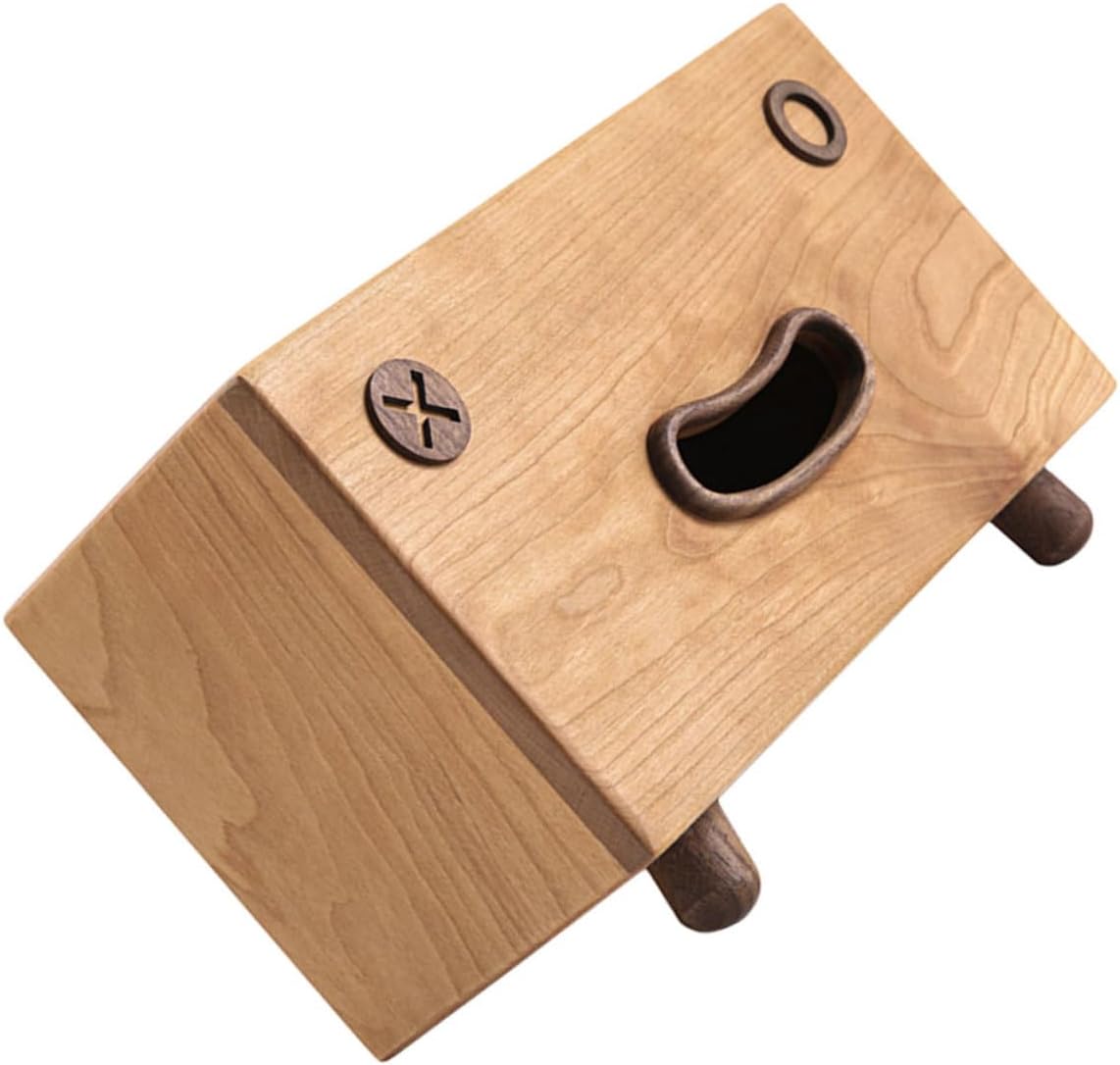木製 正方形ティッシュボックス 滑らかなエッジ加工 ナプキンホルダー 収納便利タイプ ホテルやカフェ用 取り外し可能クリエイティブナ