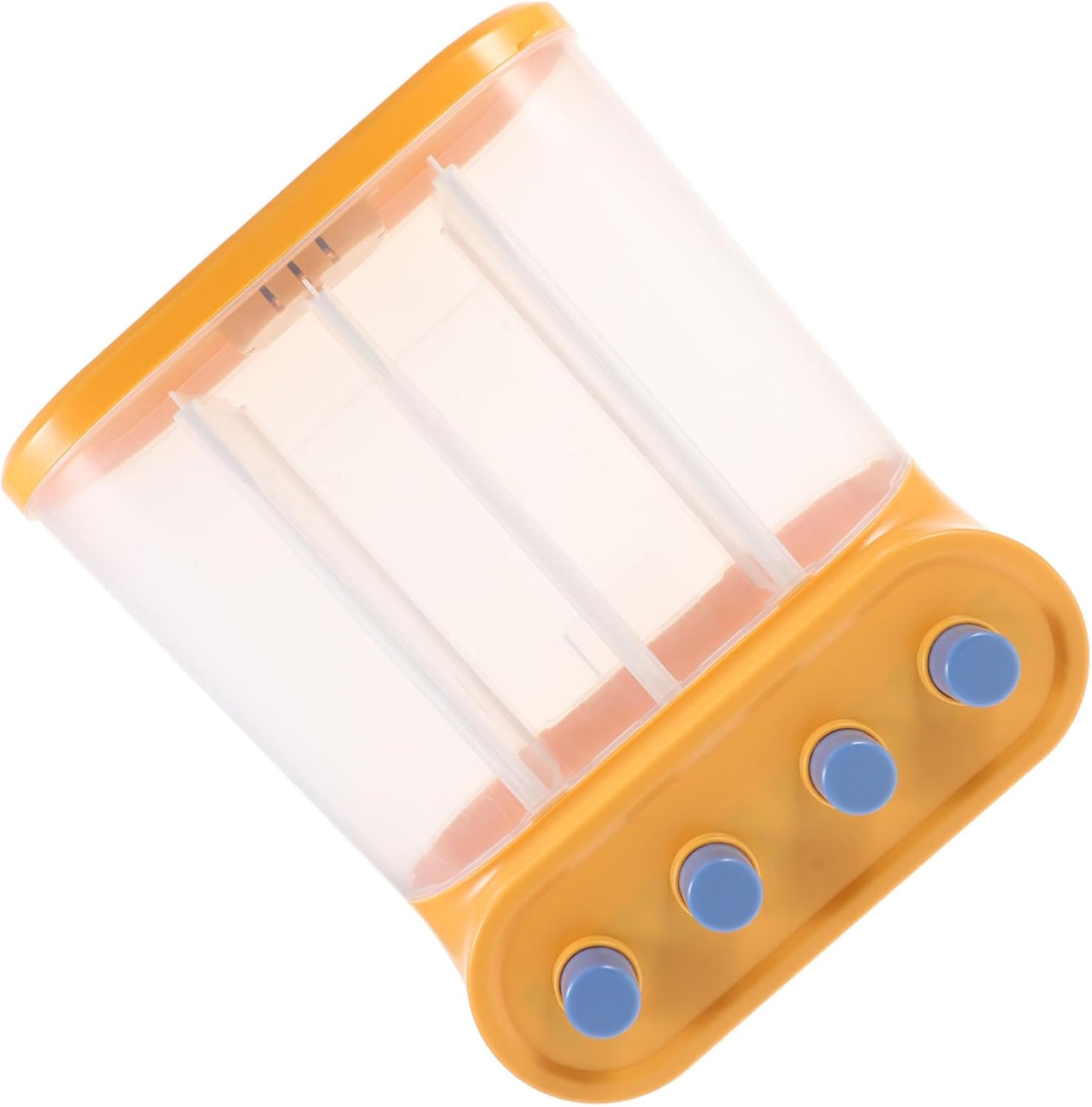Wall Mount Grain Dispenser Capacity Food Storage Container for Rice and Grains Airtight Design for Kitchen Organization Easy Material for Pantry Use