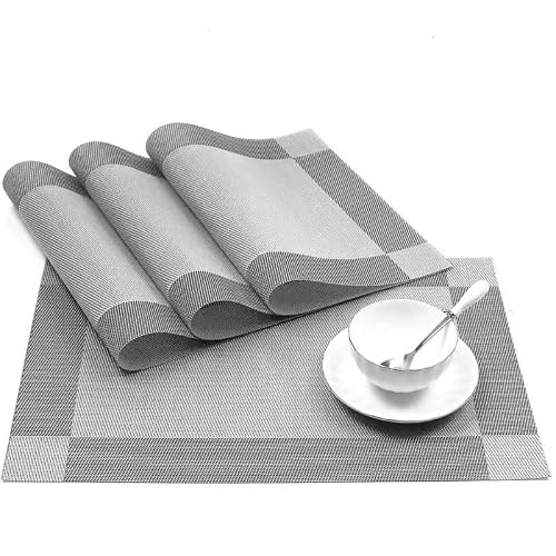 Table Mats Heat Insulation Pads PVC Placemats DIY Cutting No-wash Western