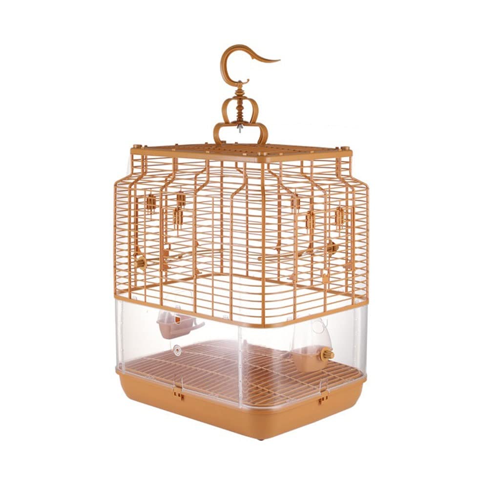 Jaula para pájaros Desmontable, Nido para criador, Caja Colgante para Loros Canarios, Jaula para pájaros, Periquito, Loro, casa para pájaros con Caja de Comida (1 Uds.)