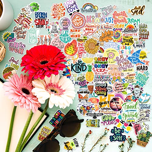 300Pcs Inspirational Stickers Laptop Stickers, Motivational Stickers For Teachers Students Adults Teens, Positive Quote Stickers For Water Bottle Scrapbook Journaling, Vinyl Waterproof Word Stickers Pack #TOP1