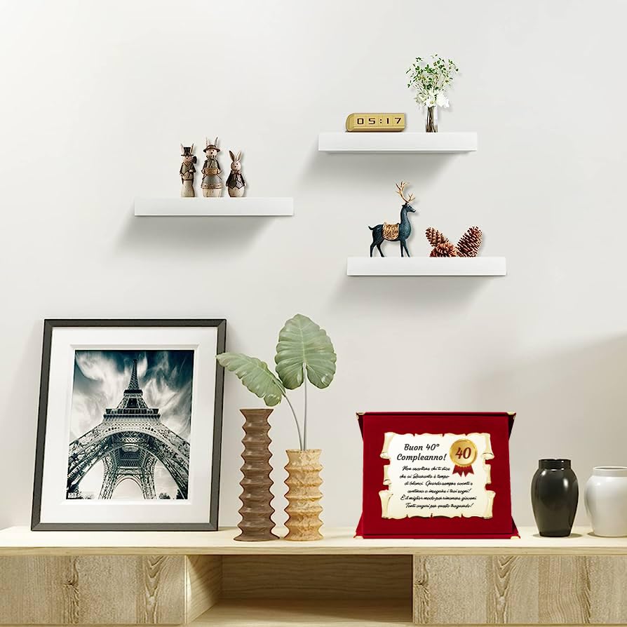 Grazie! 45 – Targa In Plastica Per 45° Compleanno, 30x20 Cm – Decorazione Divertente E Idea Regalo