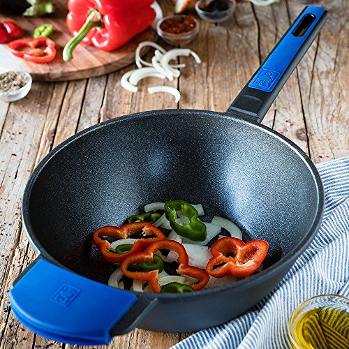 BRA-Advanced-Wok-de-aluminio-fundido-con-antiadherente-sin-PFOA-super-reforzado-apta-para-induccion-diametro-superior-de-28-cm-Amazon-Exclusive