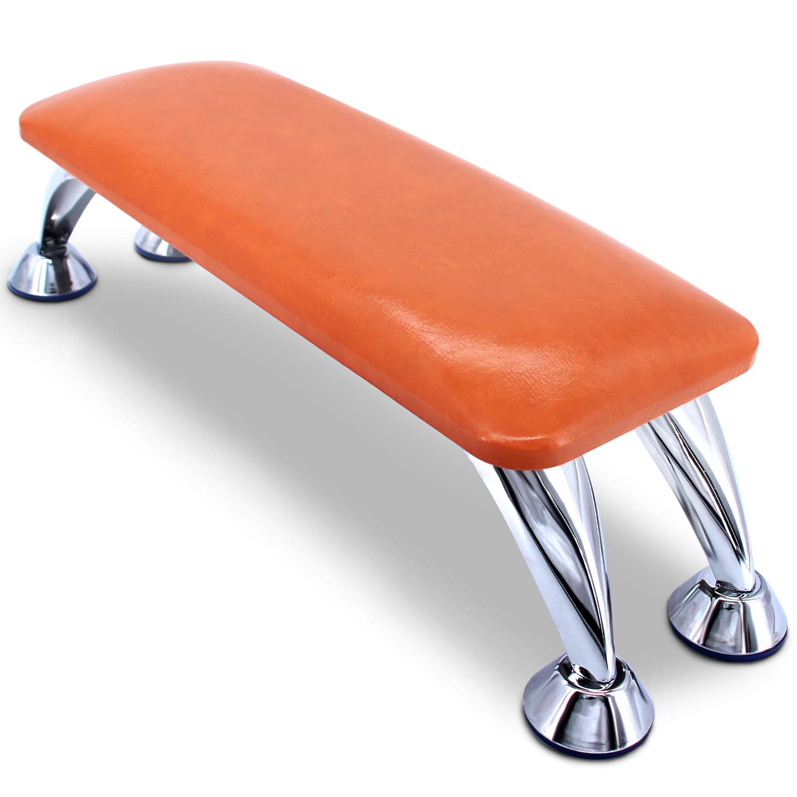 AONOLOVOBig Nail Arm Rest, Professional Nail Hand Rest Stand Microfiber Leather Manicure Hand Pillow for Nail Technician Salon Use (Brick Red)