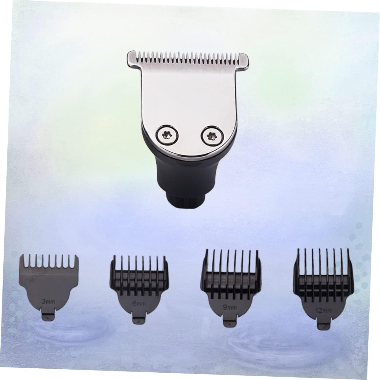 Mikinona 3pcs Electric Beard Shaver Replacement Combs Metal Clipper Accessory Electric Shavers and Easy to Clean for Home and