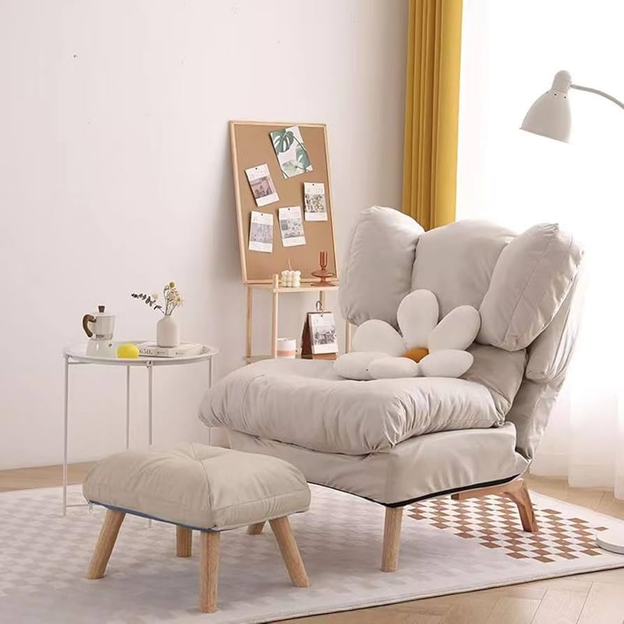 1人 ソファ 高座椅子 リクライニング ベージュ フットレスト リビング